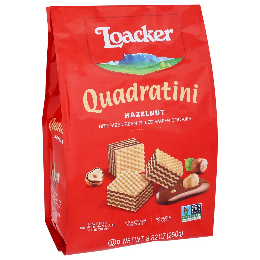 Loacker Wafer Qudrtni Hzlnt 250g - 9 Ounce, Case of 6