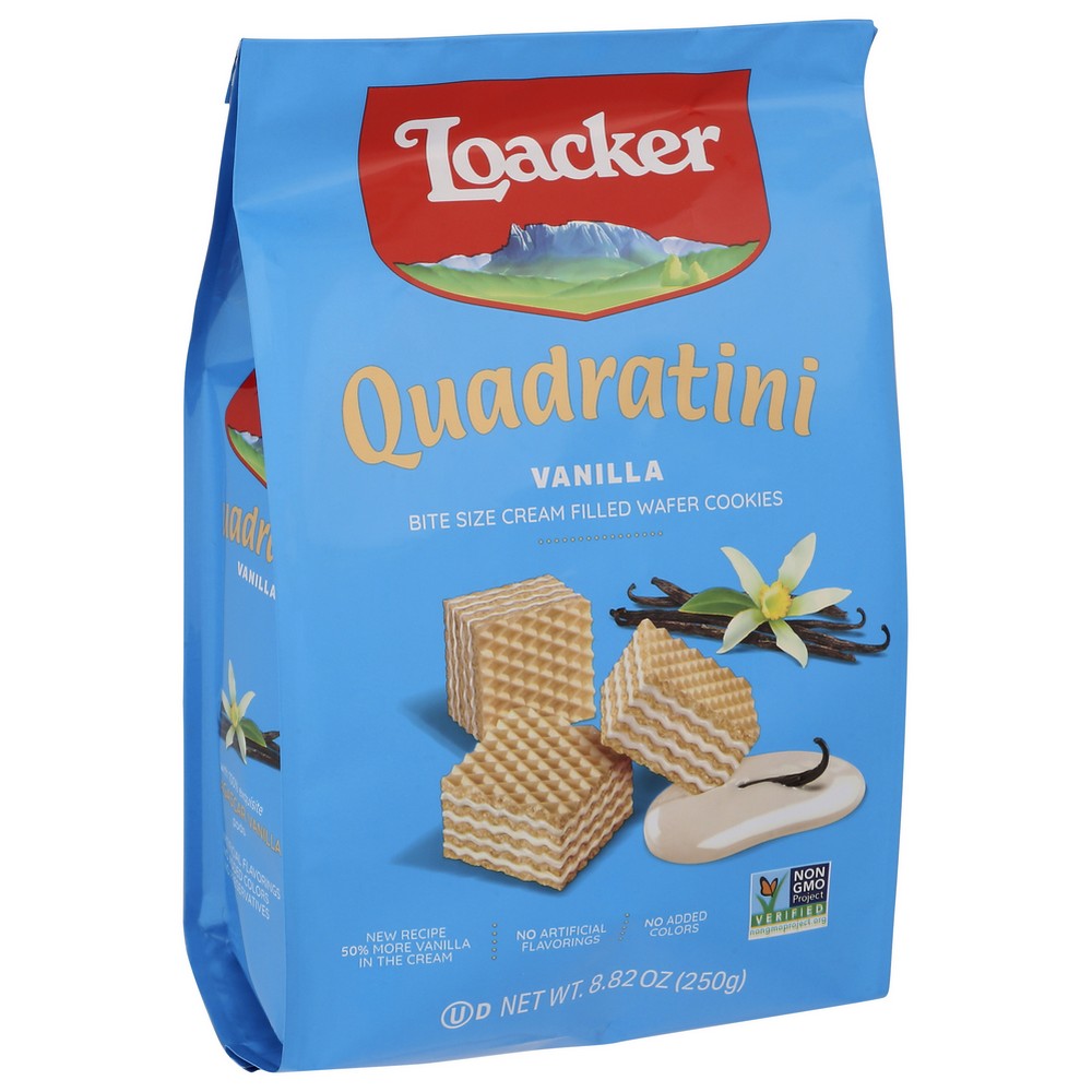 Loacker Wafer Qudrtni Vnla 250g - 9 Ounce, Case of 6