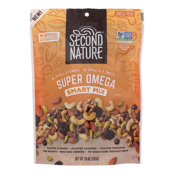 Second Nature - Nut Medley Super Omega Smart Mix - Case of 6-10 Ounce