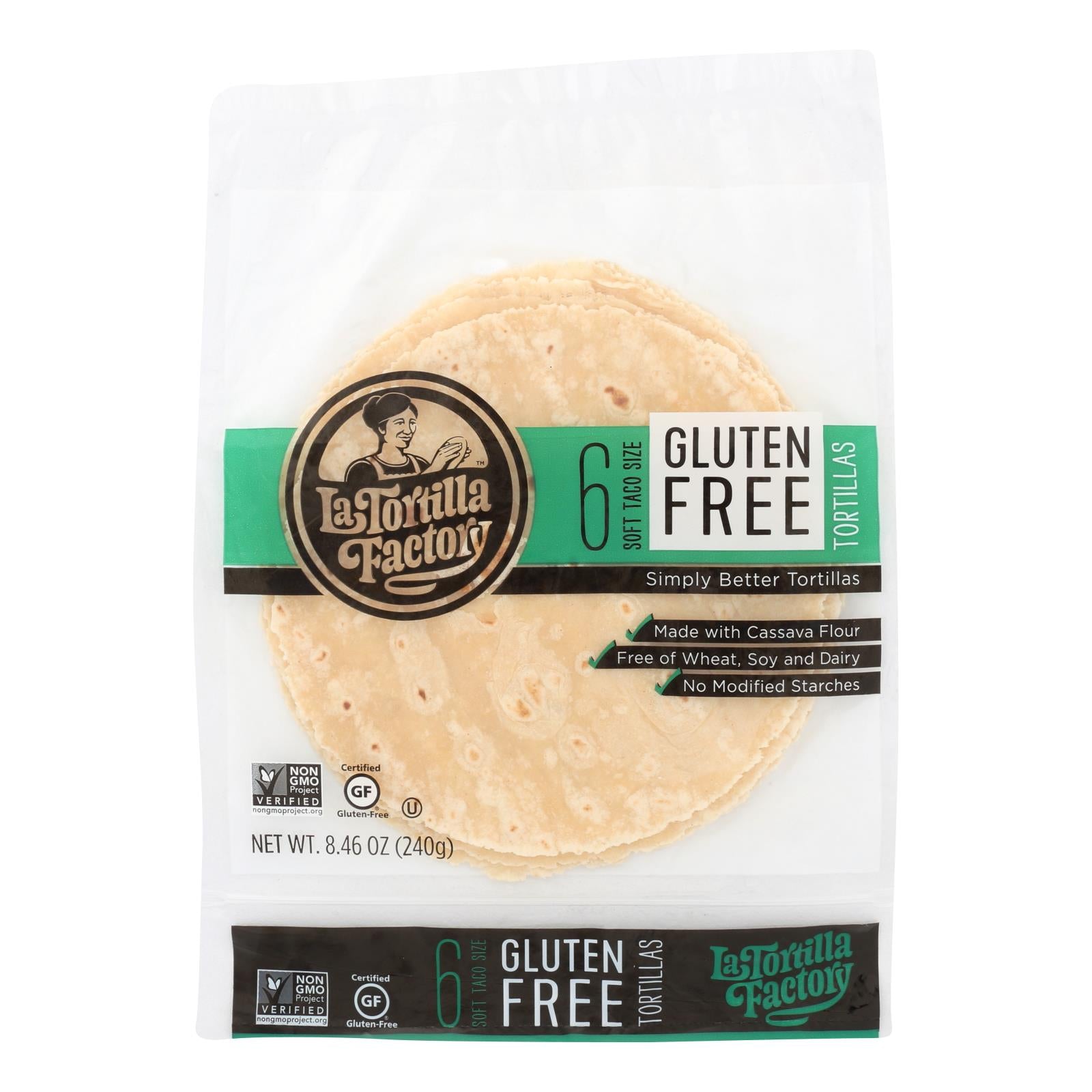 La Tortilla Factory - Tortilla Premtrad Cassava - Case of 12-8.46 Ounce