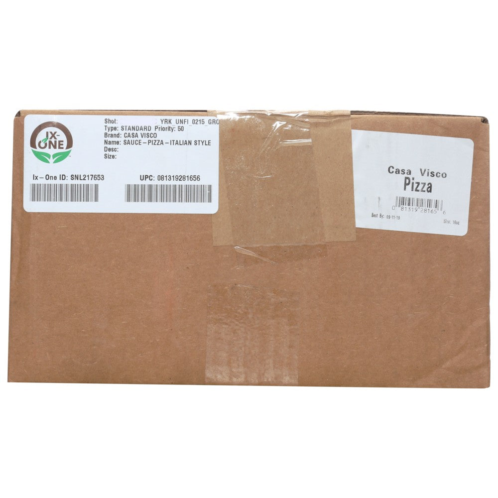 Casa Visco Sauce Pizza - 16 Ounce, Case of 6