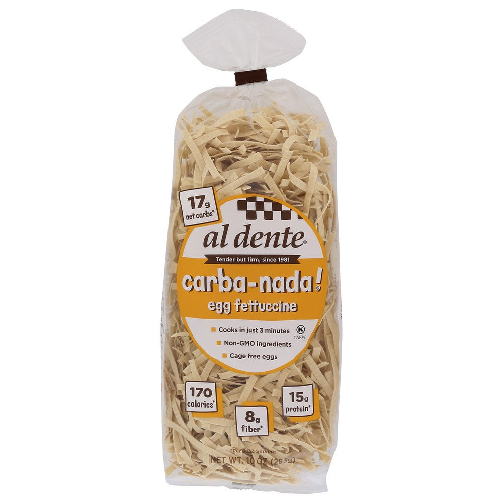 Al Dente Pasta Fttccne Lc Egg - 10 Ounce, Case of 6