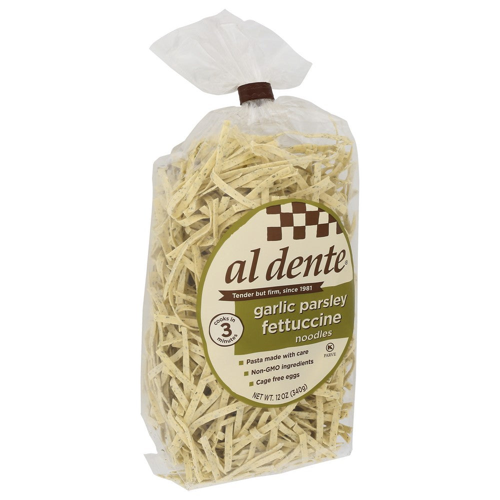 Al Dente Pasta Fttccne Garlic Parsley - 12 Ounce, Case of 6