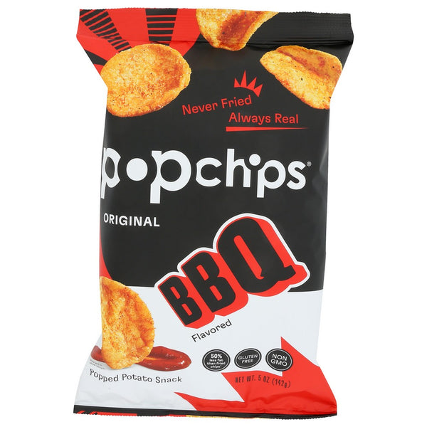 Popchips F-Ar-50090, Popchips Barbeque Potato Chips, 5 Oz. Bag,  Case of 12