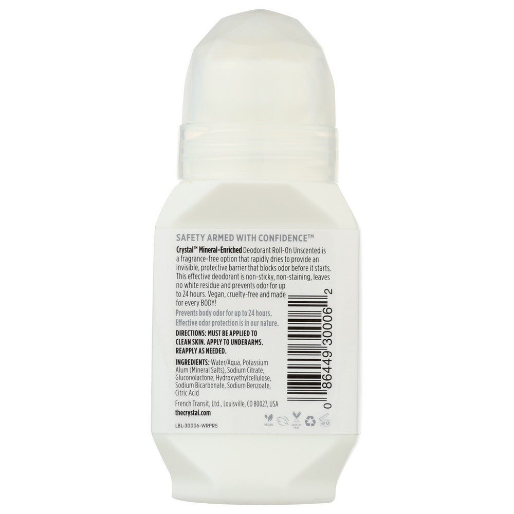 Crystal Body Deodorant Deod Rollon Body - 2 Ounce, Case of 3