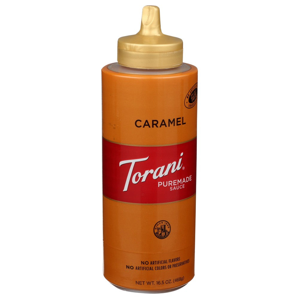 Torani Puremade Caramel Sauce - 17 Ounce, Case of 4