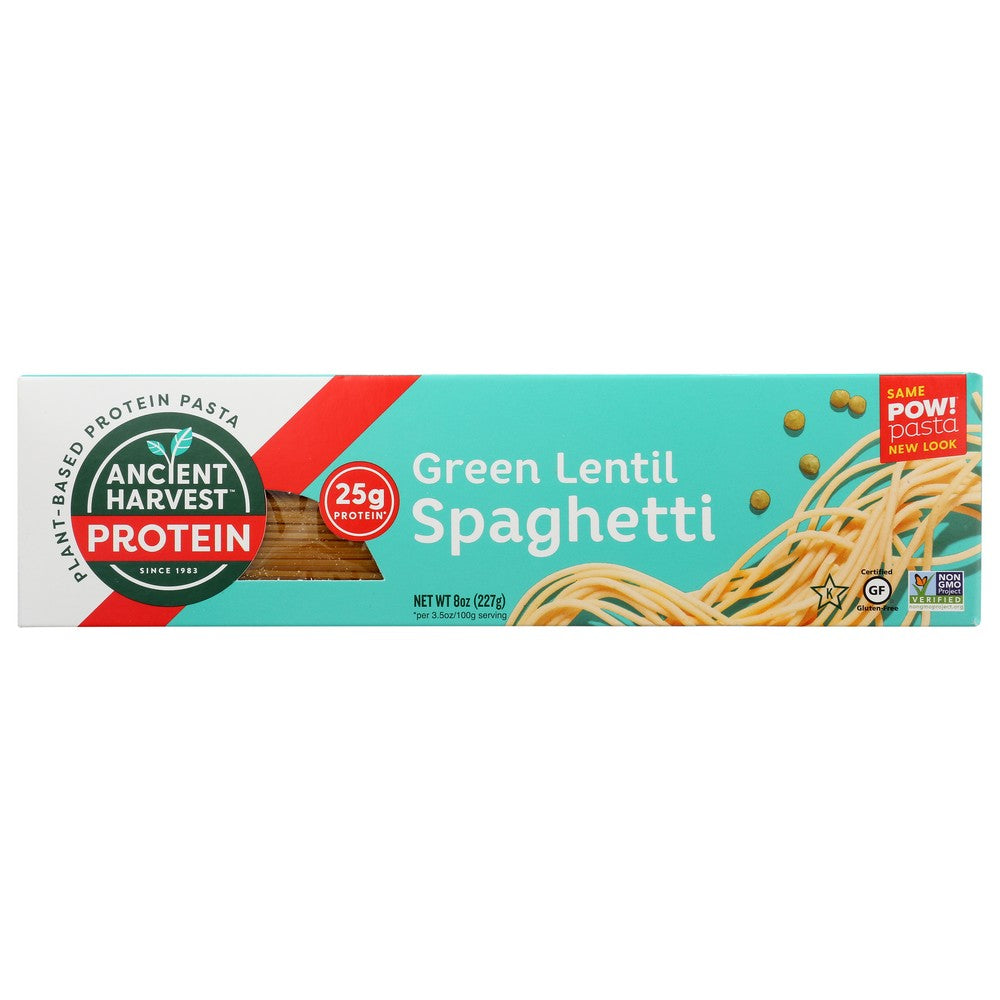 Ancient Harvest Pasta Pow Green Lentil Spaghe - 8 Ounce, Case of 6