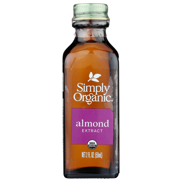 Simply Organicanic® 18526, Simply Organicanic Extract, Almond, 2 Fl. Oz.,  Case of 6