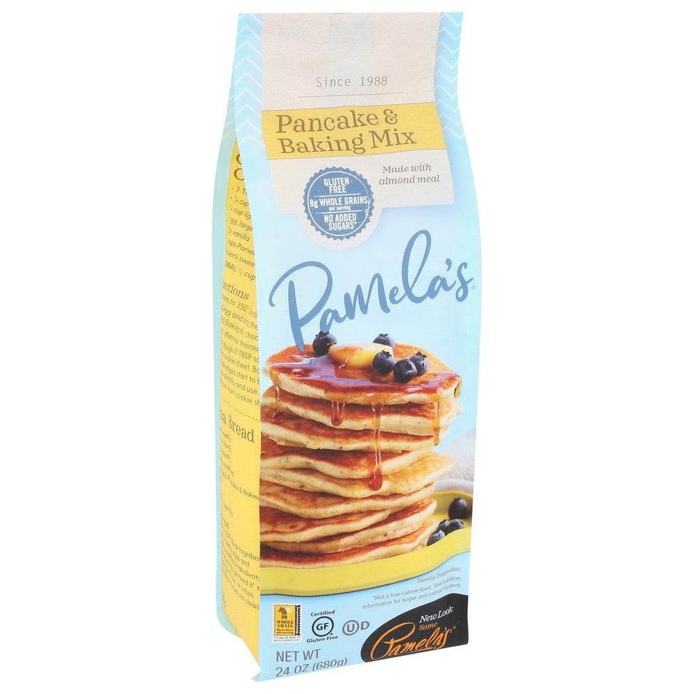 Pamelas Mix Pncke Baking Wf - 24 Ounce, Case of 6