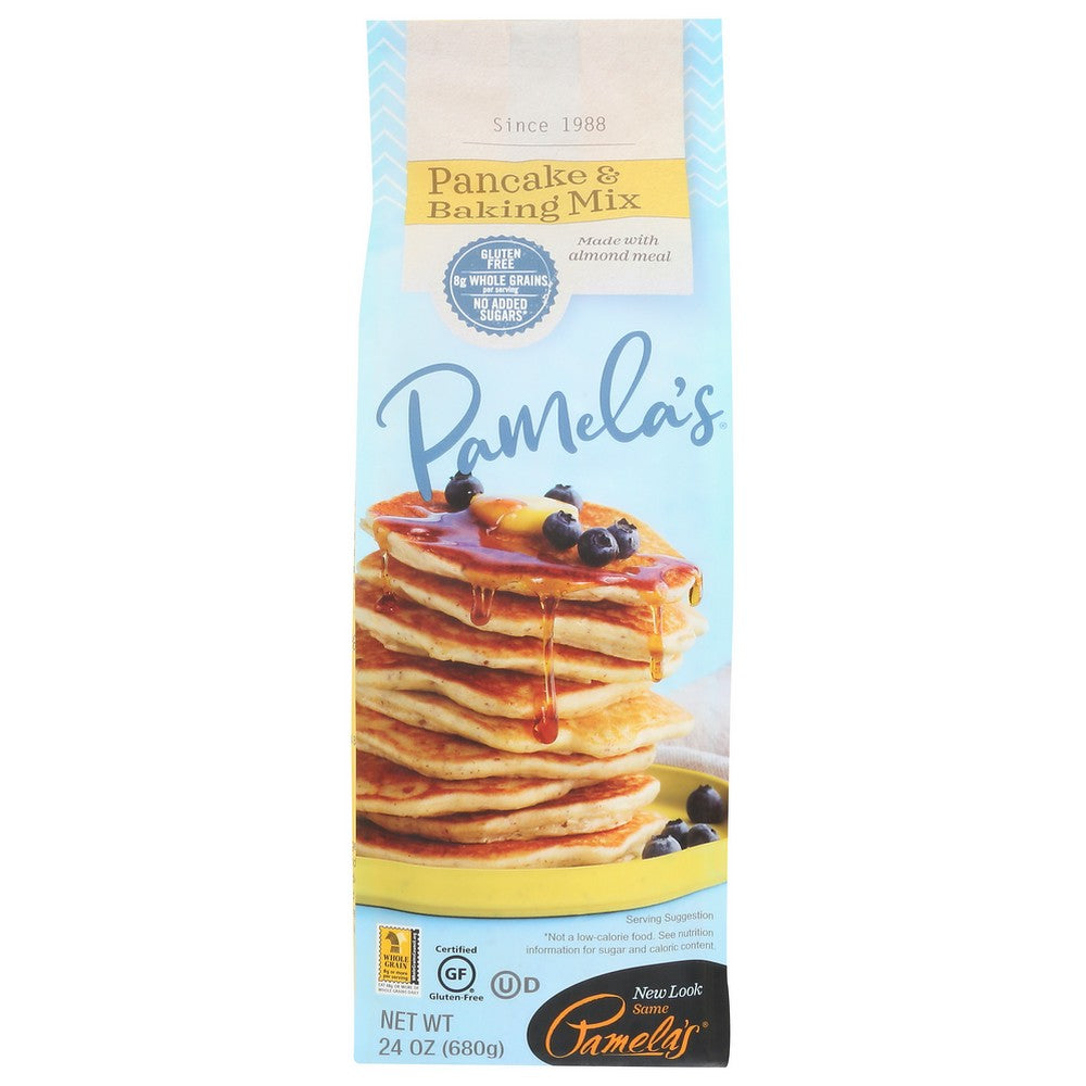 Pamelas Mix Pncke Baking Wf - 24 Ounce, Case of 6