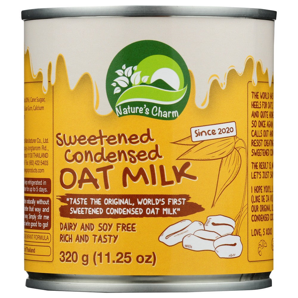 Natures Charm Milk Oat Condensed - 11 Fluid Ounce, Case of 6