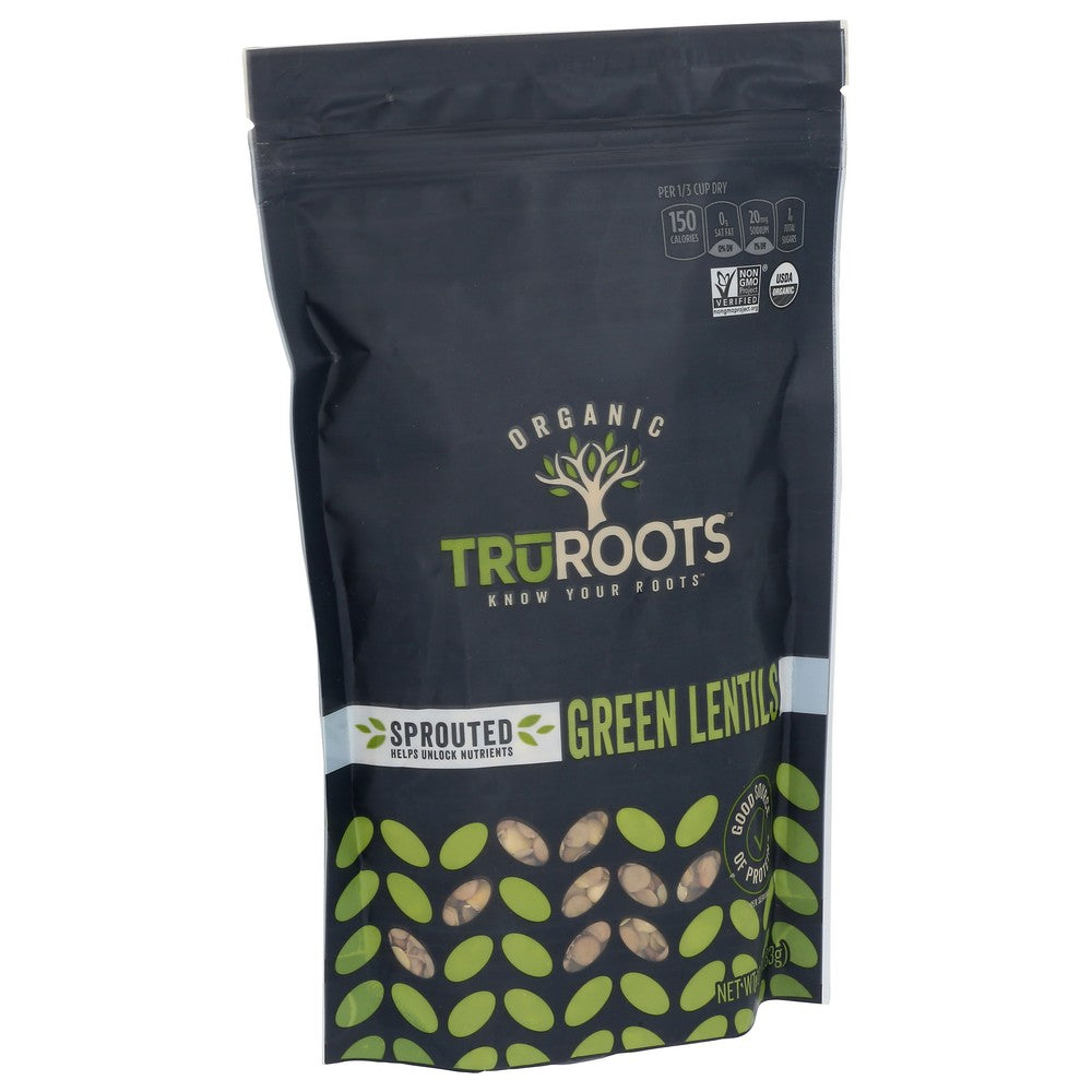 Truroots Bean Lentil Green Sprtd - 10 Ounce, Case of 6