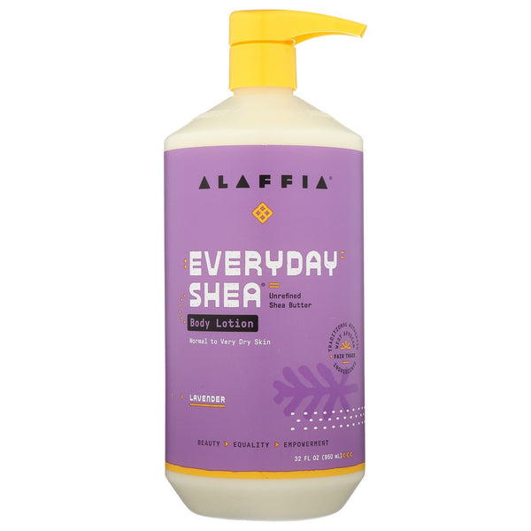 Alaffia® C501, Everyday Shea Lotion, Lavender, 32 Fl. Oz.,  Case of 1