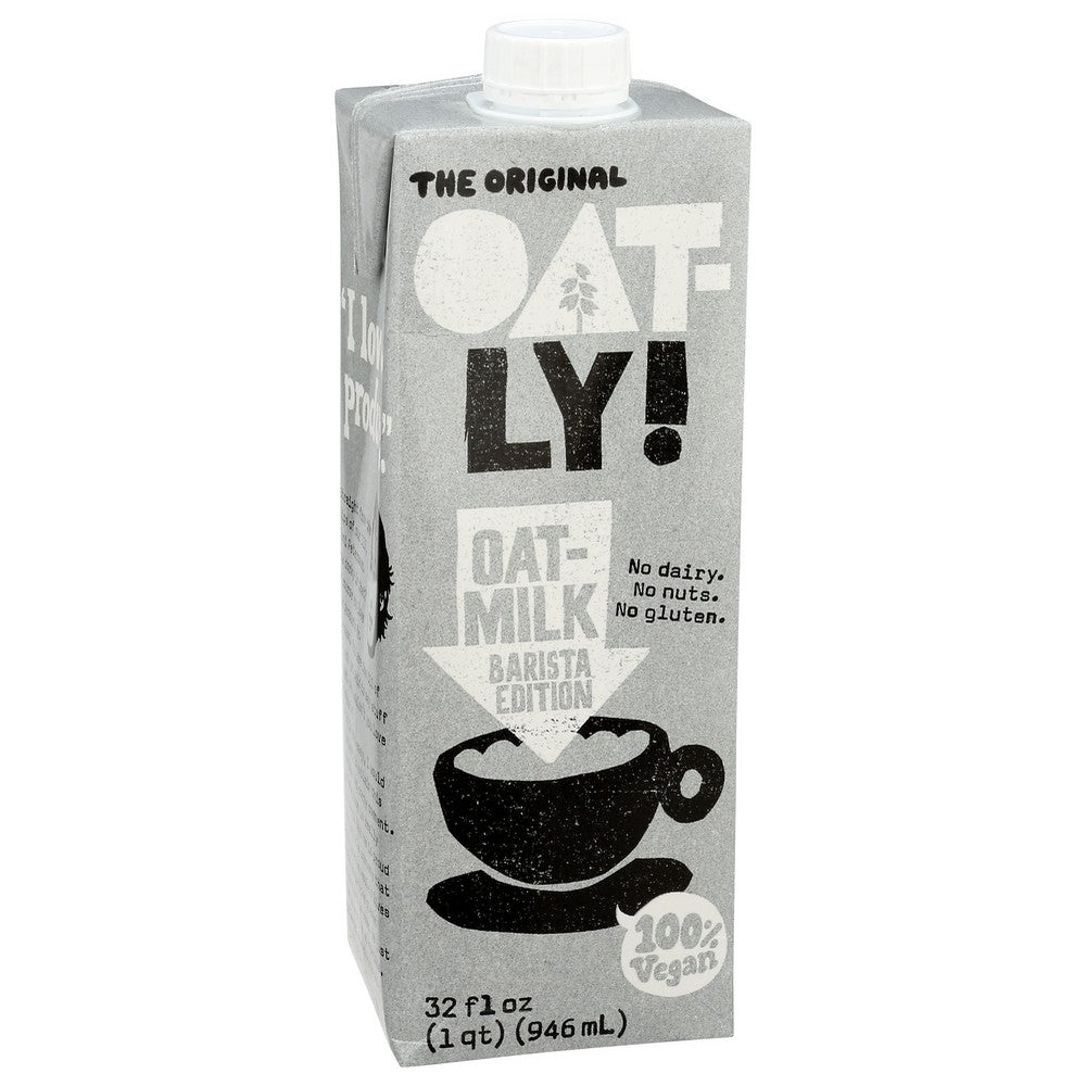 Oatly Oatmilk Barista  Ambient - 32 Fluid Ounce, Case of 6