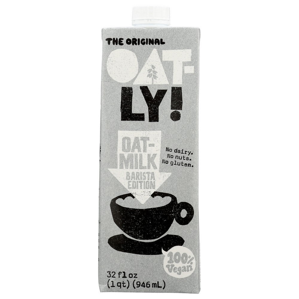 Oatly Oatmilk Barista  Ambient - 32 Fluid Ounce, Case of 6