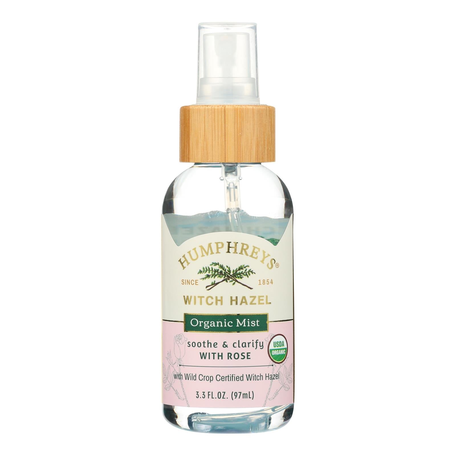 Humphreys Homeopathic Remedies - Witch Hazel Mist Rose - Case of 12-3.3 Fluid Ounce