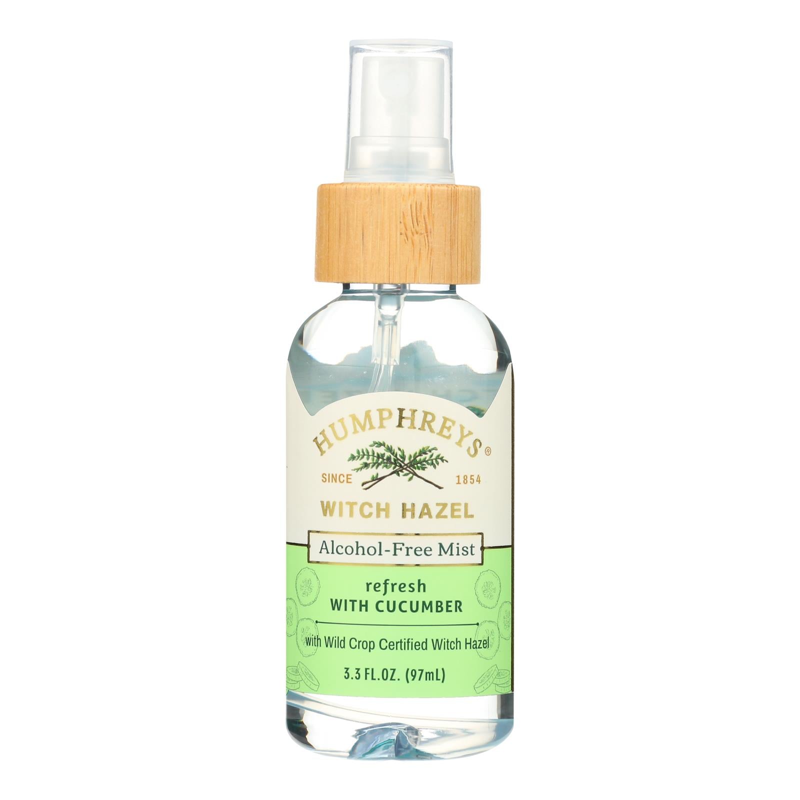 Humphreys Homeopathic Remedies - Witch Hazel Mist A/f Cucu - Case of 12-3.3 Fluid Ounce