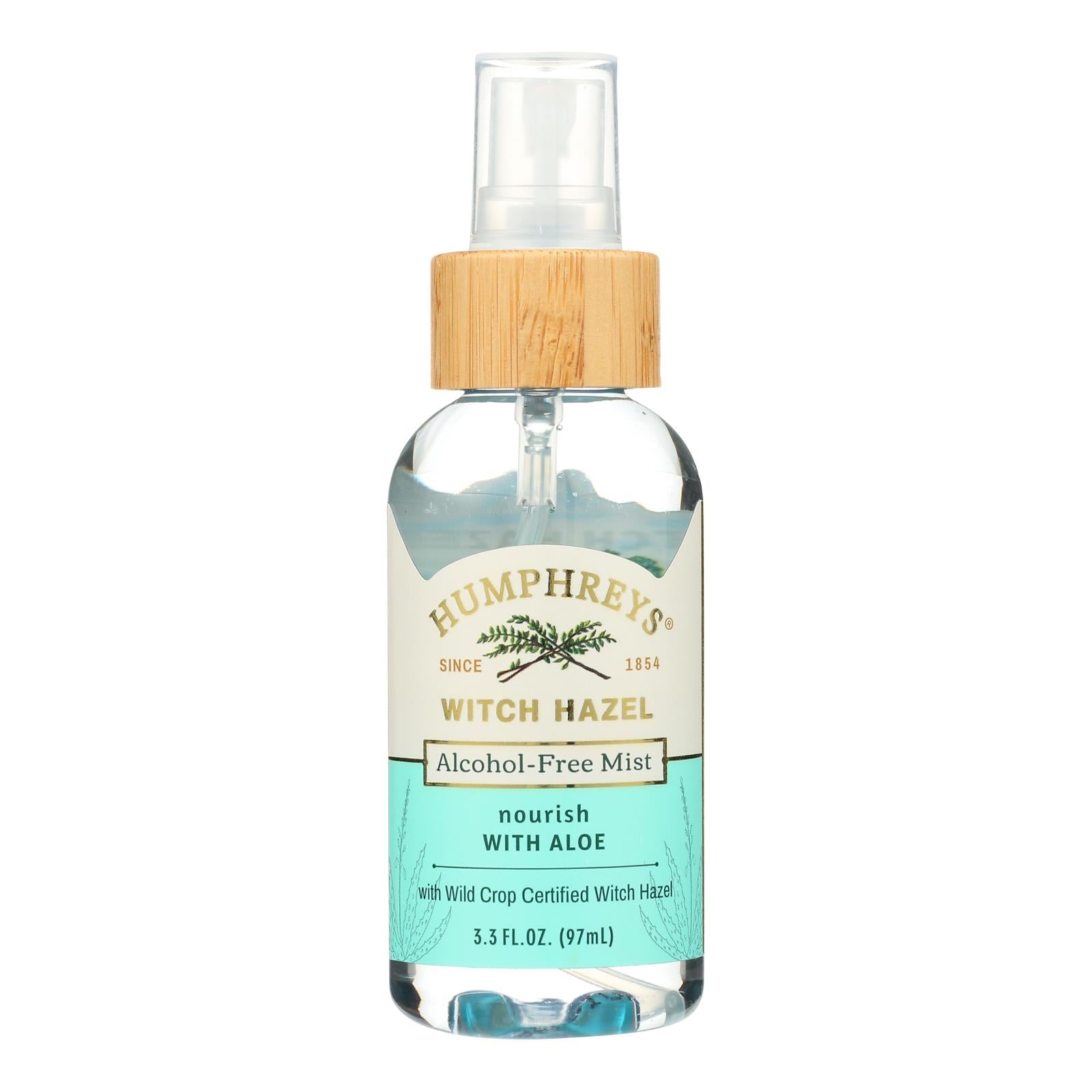 Humphreys Homeopathic Remedies - Witch Hazl Mist A/f Aloe - Case of 12-3.3 Fluid Ounce