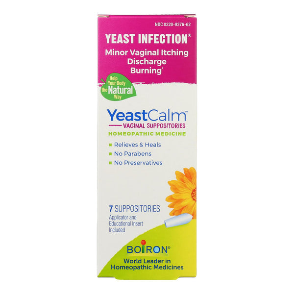 Boiron - Yeastcalm Suppositories - 1 Each-7 Count