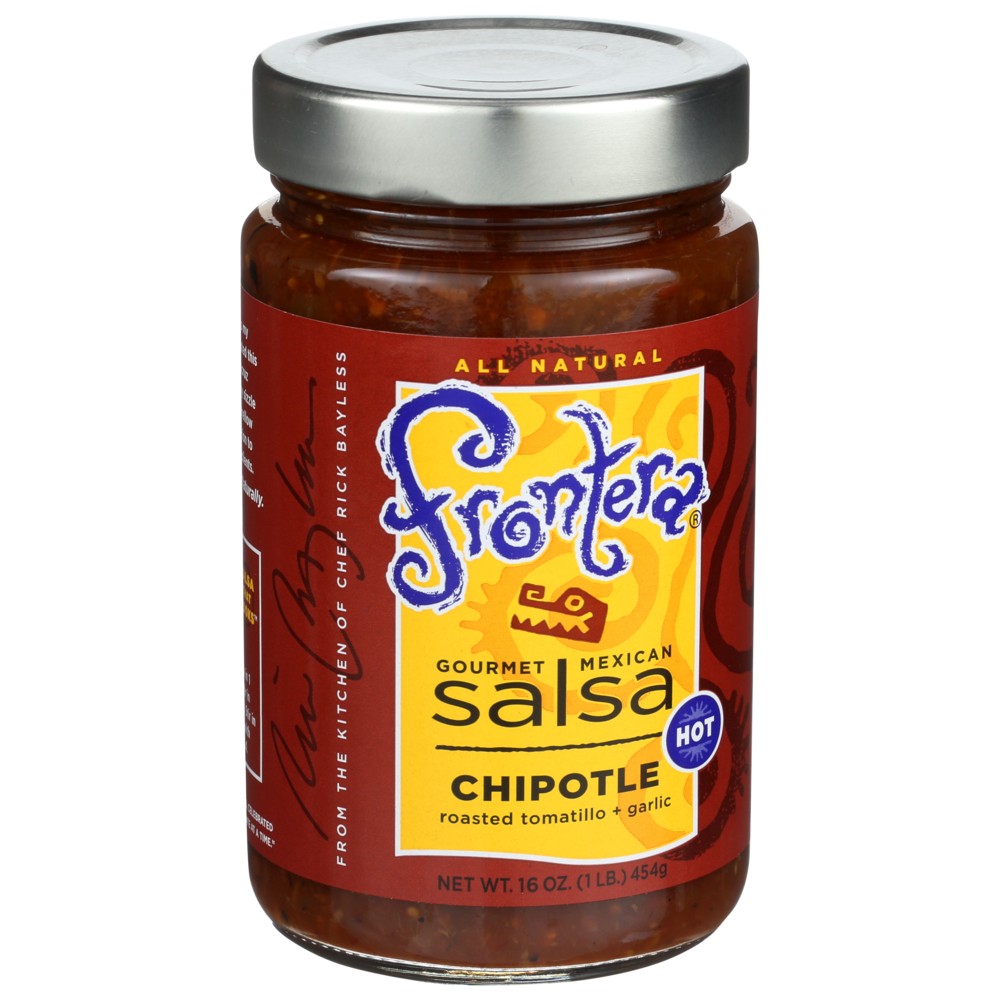 Frontera Salsa Hot Chipotle - 16 Ounce, Case of 6