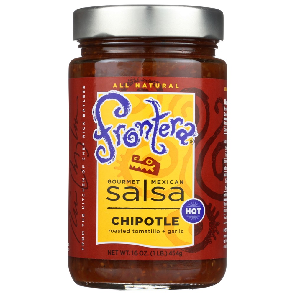 Frontera Salsa Hot Chipotle - 16 Ounce, Case of 6