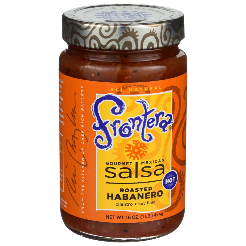 Frontera Salsa Hot Habanero - 16 Ounce, Case of 6