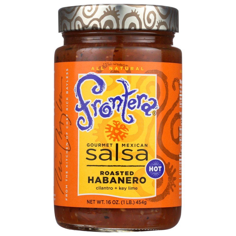 Frontera Salsa Hot Habanero - 16 Ounce, Case of 6