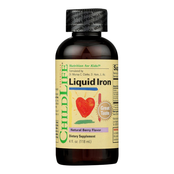 Childlife Essentials - Supp Ntrl Iron Berry Lquid - 1 Each-4 Fluid Ounce