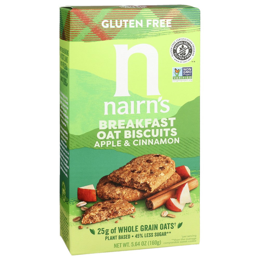 Nairns Biscuits Apple Cinnamn - 6 Ounce, Case of 6