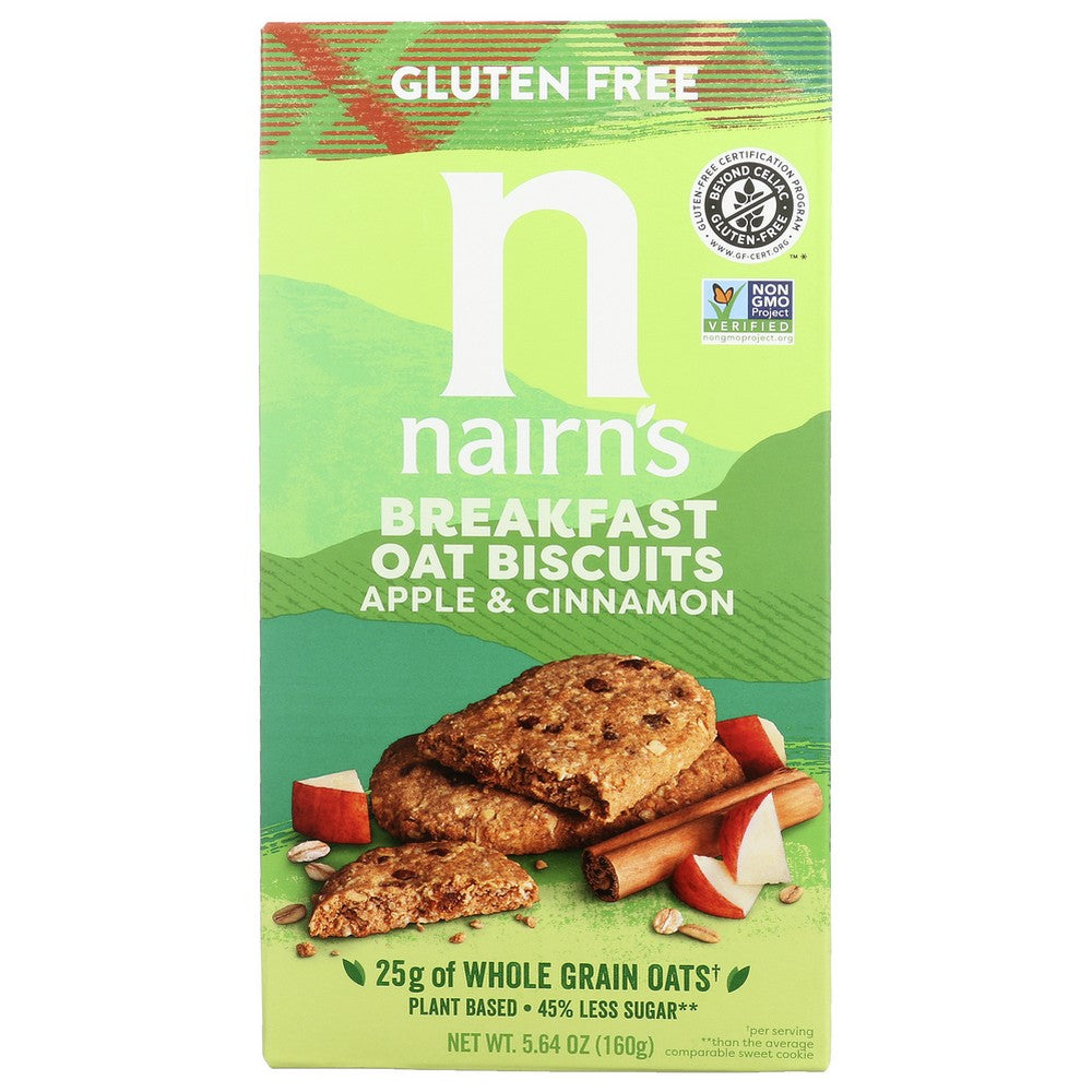 Nairns Biscuits Apple Cinnamn - 6 Ounce, Case of 6