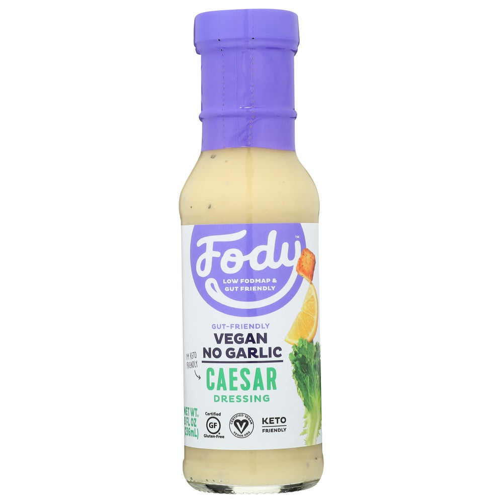 Fody Food Co Dressing Caesar - 8 Fluid Ounce, Case of 6