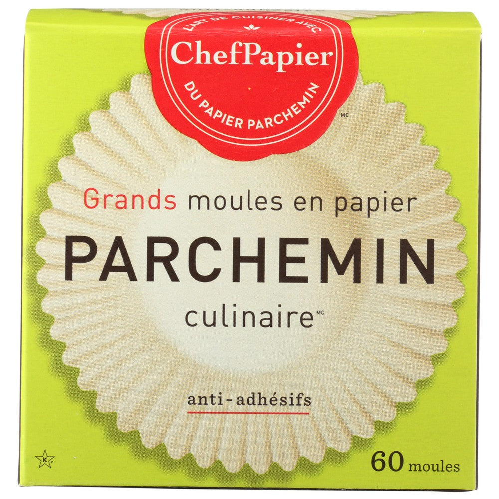 Paper Chef Parchment Cup Lg - 60 Piece, Case of 12