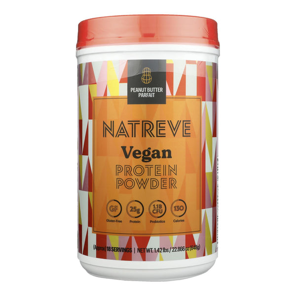 Natreve - Protein Powder Pbttr Vegan - Case of 4-23.8 Ounce