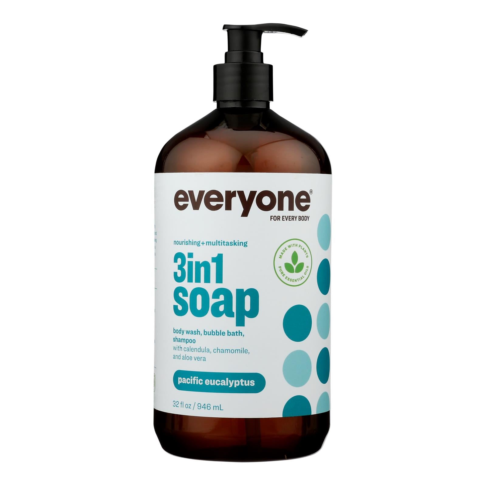Everyone - Soap 3 In 1 Pac Euclyptus - 1 Each-32 Fluid Ounce