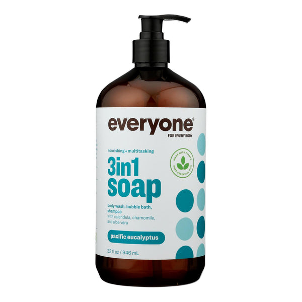 Everyone - Soap 3 In 1 Pac Euclyptus - 1 Each-32 Fluid Ounce