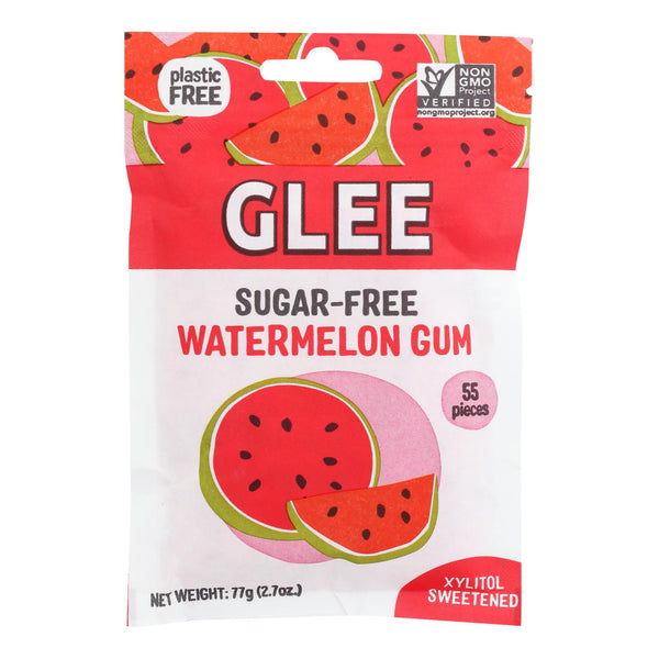 Glee Gum - Chewing Gum Sugar Free Wtrmln Peach - Case of 6-55 Count