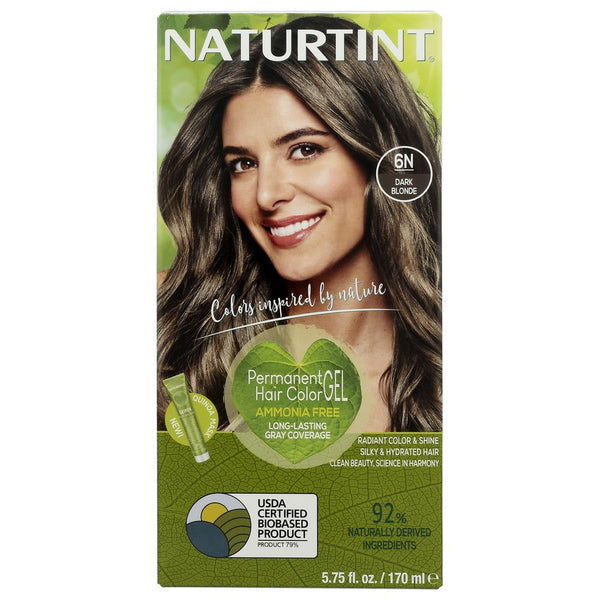 Naturtint® 60004, 6N Dark Blonde Permanent Hair Color 5.75 Fluid Ounce,  Case of 3