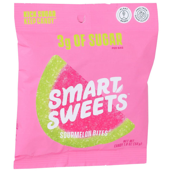 Smartsweets 20080, Sourmelon Bites Naturally Sweetened Candy 1.8 Ounce,  Case of 12