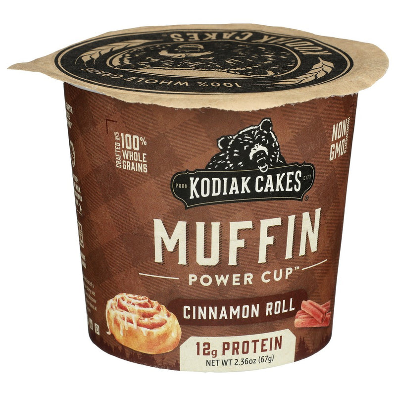 Kodiak ,  Mix Muffin Min Cinnamonmn Rol 2.36 Ounce,  Case of 12