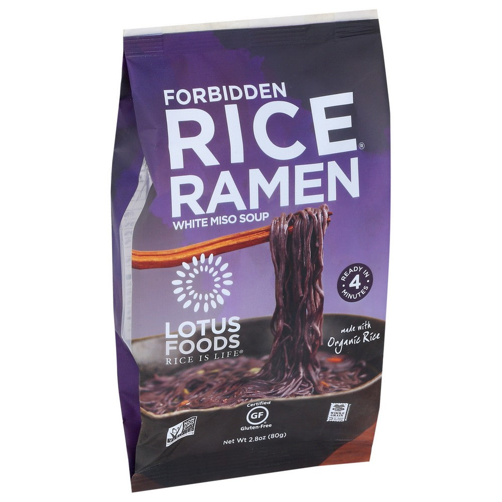 Lotus Foods Rice Ramen Miso Frbi Organic - 3 Ounce, Case of 10