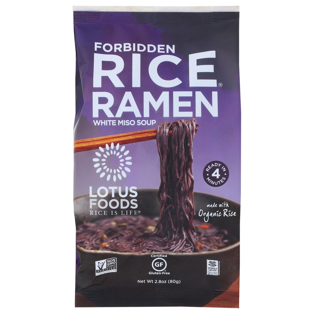Lotus Foods Rice Ramen Miso Frbi Organic - 3 Ounce, Case of 10