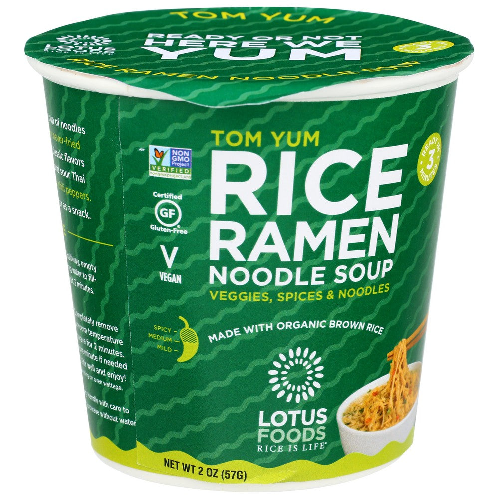 Lotus Foods Noodle Brwm Rice Tom Organic - 2 Ounce, Case of 6