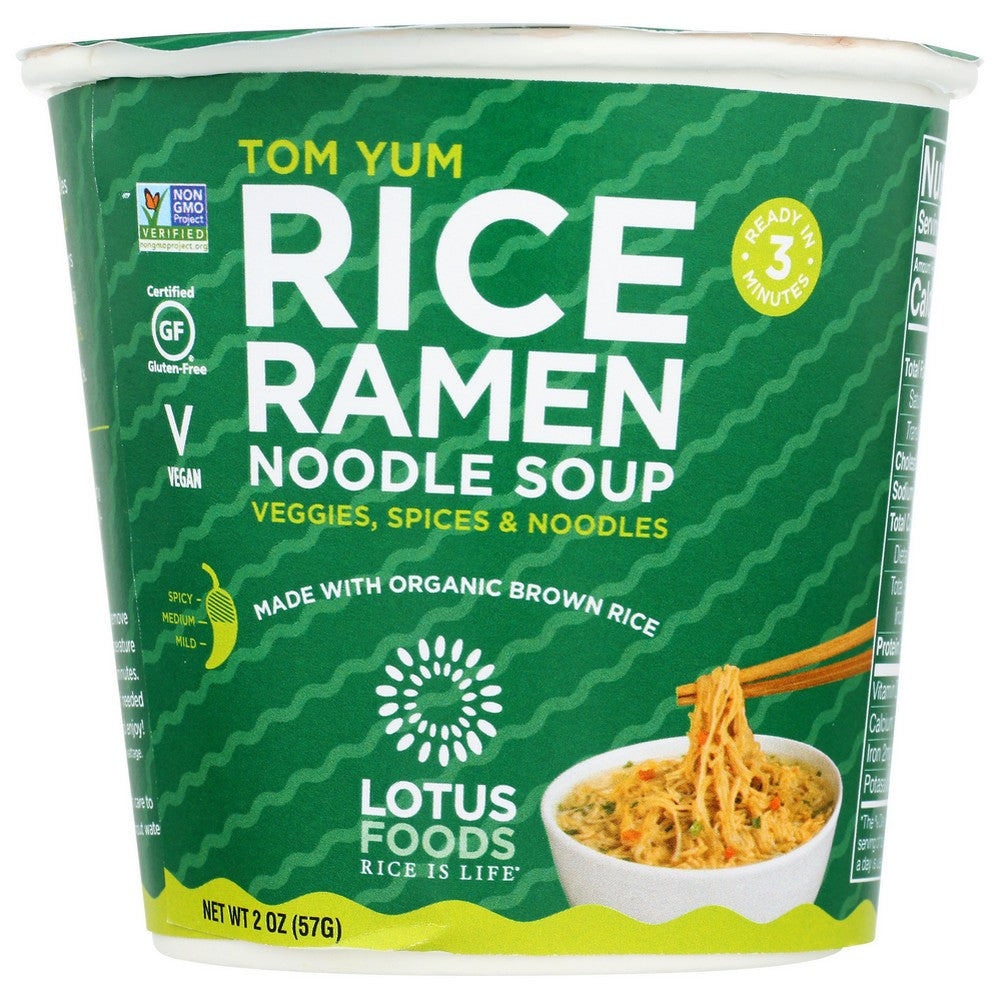 Lotus Foods Noodle Brwm Rice Tom Organic - 2 Ounce, Case of 6