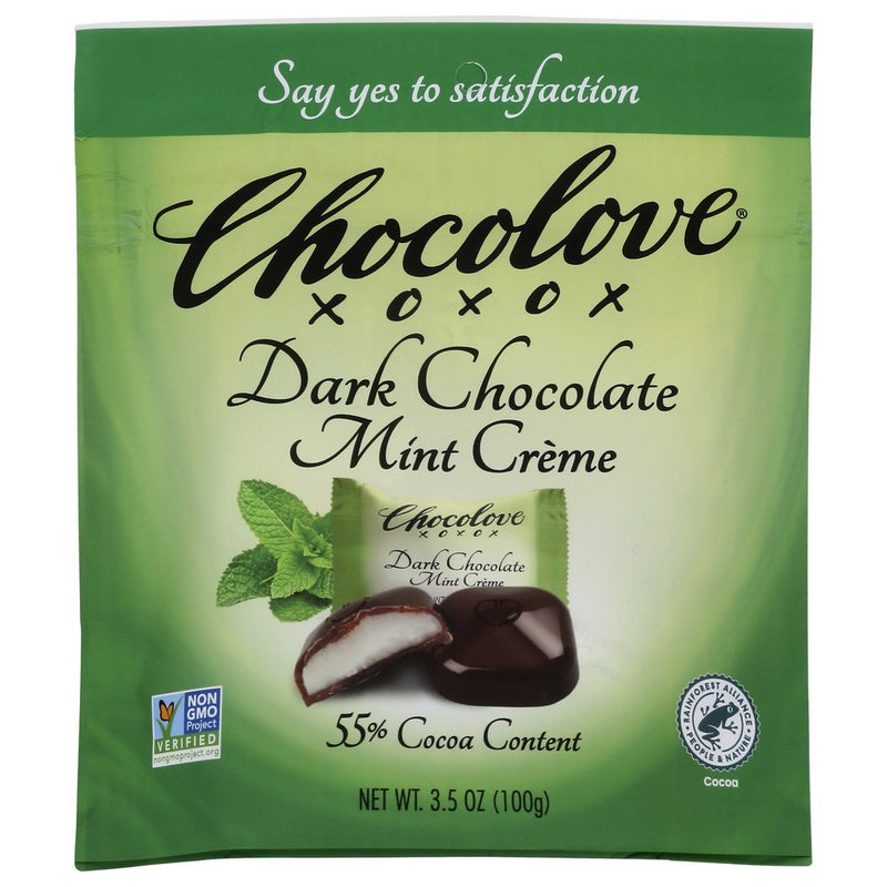 Chocolove® 7505,  55% Cocoa Dark Chocolate Bites 3.5 Ounce,  Case of 8