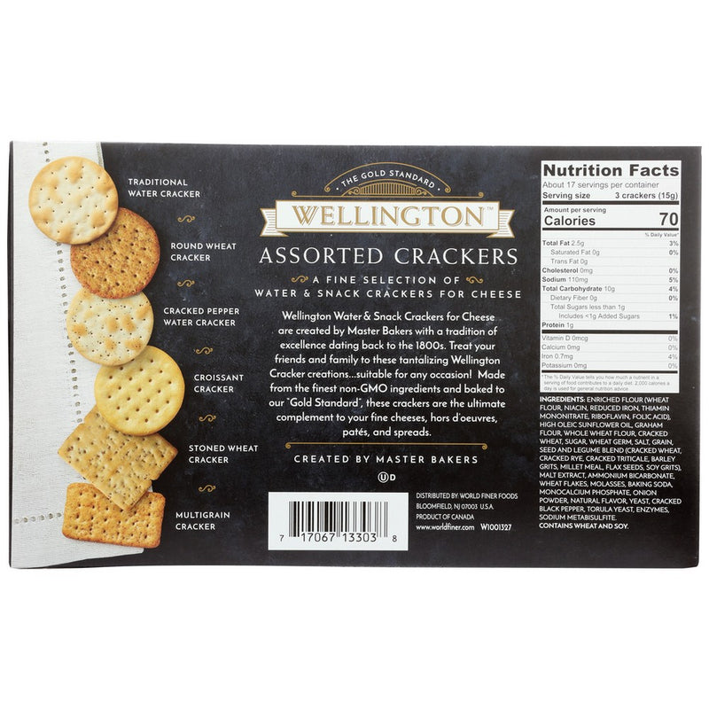 Wellington Cracker Biscuit Astd - 9 Ounce,  Case of 12