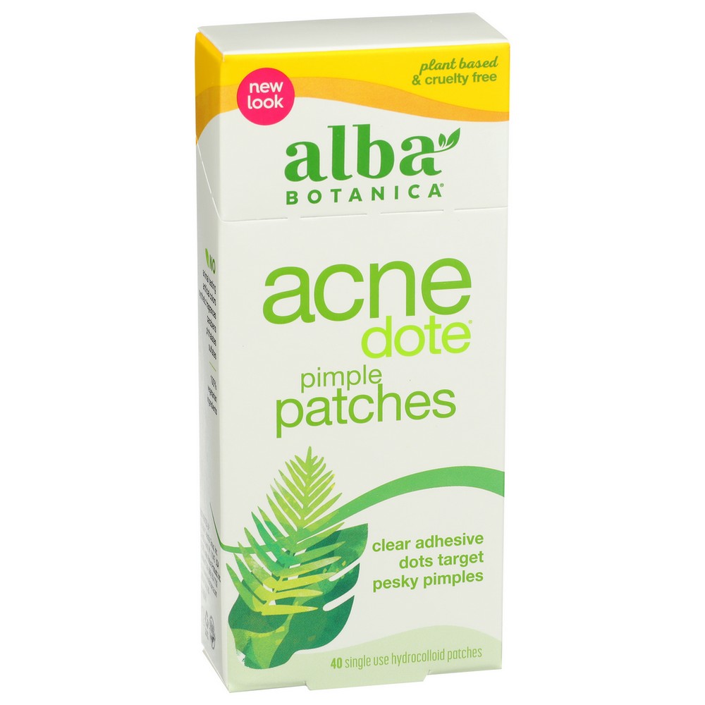 Alba Botanica Patch Acnedote Pimple - 40 Each, Case of 1