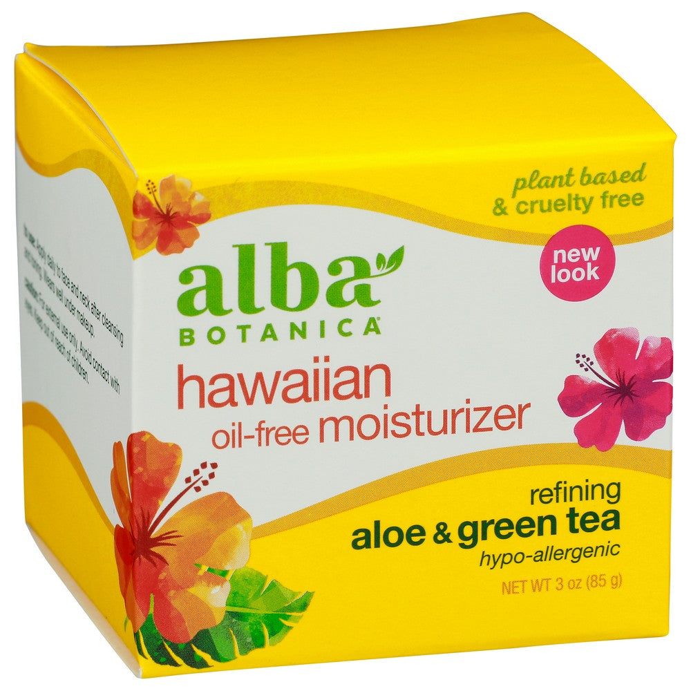 Alba Botanica Moistrzr Aloe Green Tea Oil Fre - 3 Ounce, Case of 1