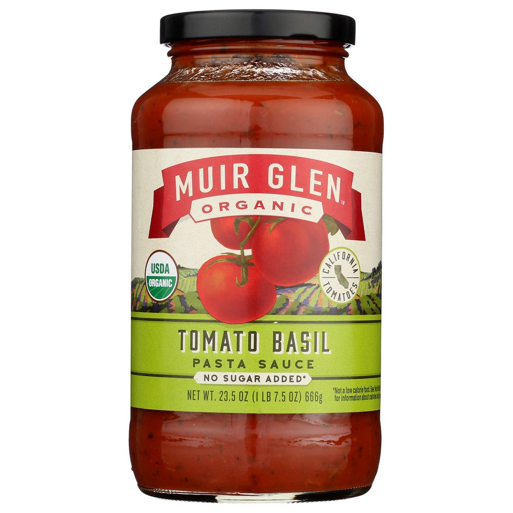 Muir Glen Sauce Pasta Tomato Basil - 24 Ounce, Case of 12