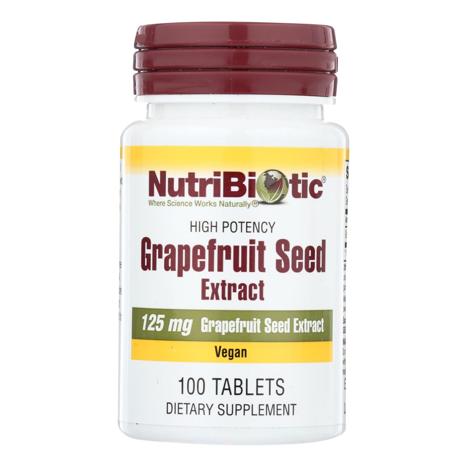 Nutribiotic - Supp Grapefruit Seed Extrct 125 - 1 Each 1-100 Count