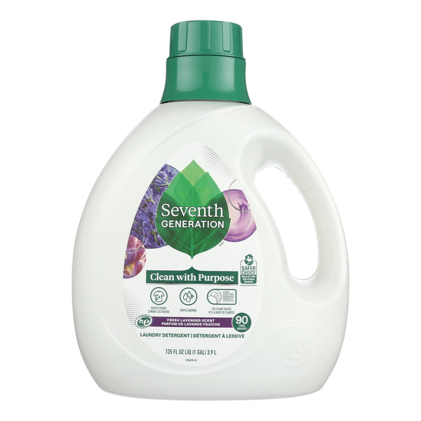 Seventh Generation - Liquid Laundry Lavender - Case of 4-135 Fluid Ounce